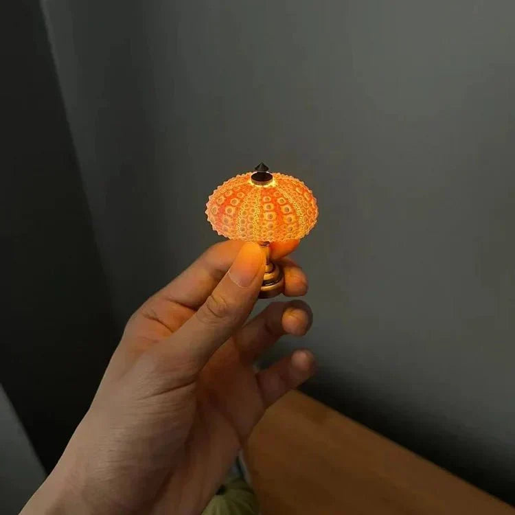 Bordlampe Mini Sjøpinnsvin Skall Lys Luvikno