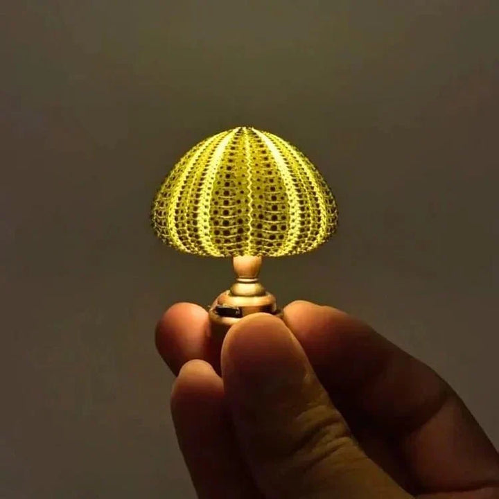 Bordlampe Mini Sjøpinnsvin Skall Lys Luvikno