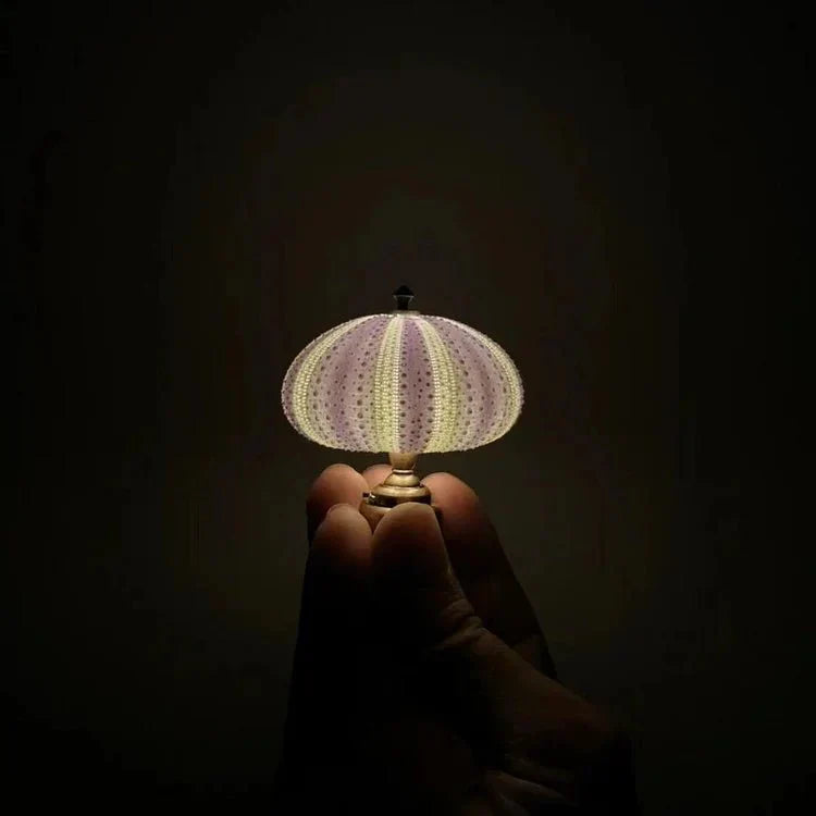 Bordlampe Mini Sjøpinnsvin Skall Lys Luvikno
