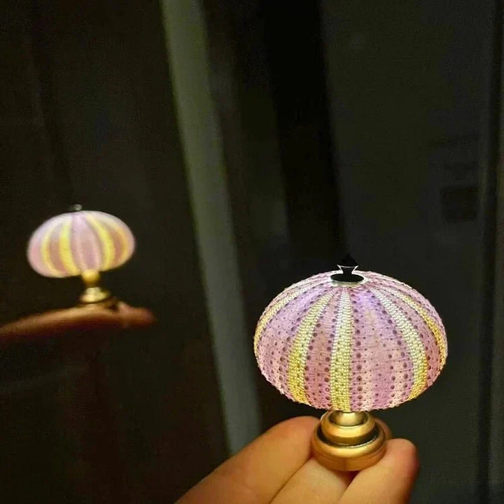 Bordlampe Mini Sjøpinnsvin Skall Lys Luvikno