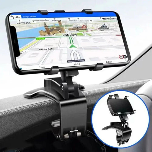 Universal roterbar mobilholder for bilen – Sikker og hender-fri navigasjon | Luvikno