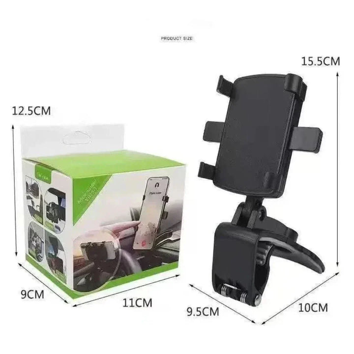 Universal roterbar mobilholder for bilen – Sikker og hender-fri navigasjon | Luvikno