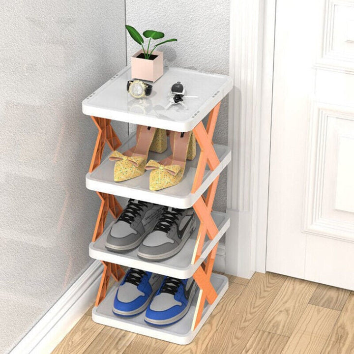 Vertikalt Skohylle | Plassbesparende Multi-nivå Lagrings Luvikno