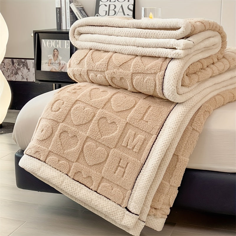 CozyCoral – Luksus Fleece-teppe for Alle Årstider Luvikno
