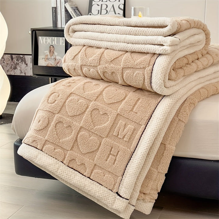 CozyCoral – Luksus Fleece-teppe for Alle Årstider Luvikno
