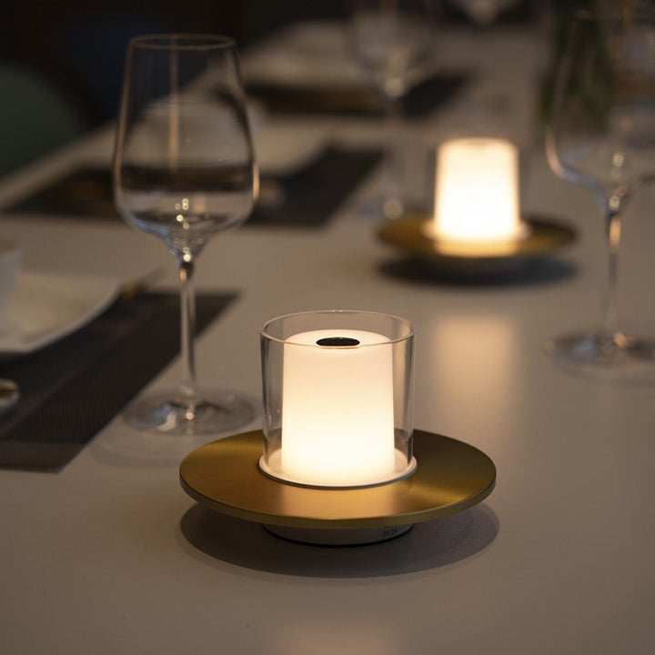 Glass Candle Table Lamp | Luvikno