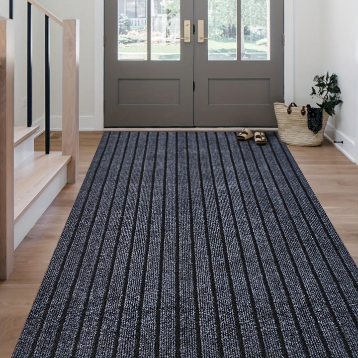 Non-slip Lang Løper - Vaskbar Teppett med Gummibakside for Innendørs og Utendørs | Perfekt for Hall og Balkong | Luvikno