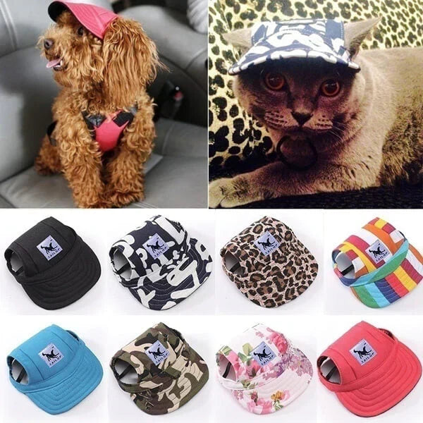 PawShade Pet Cap – Rund Skjermstil Luvikno