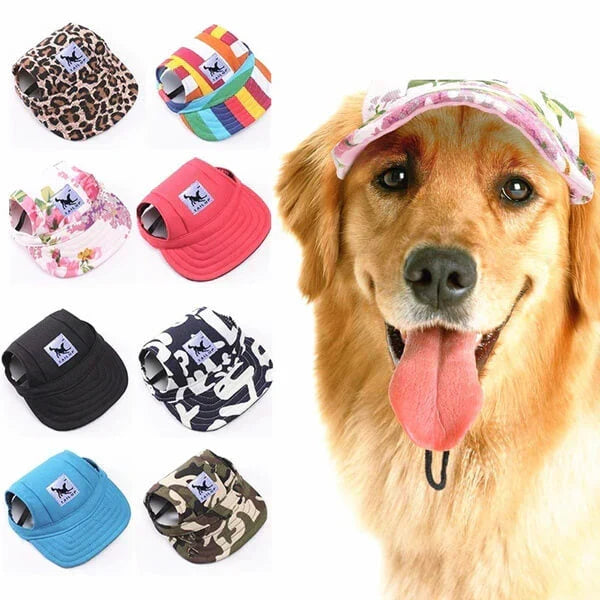PawShade Pet Cap – Rund Skjermstil Luvikno