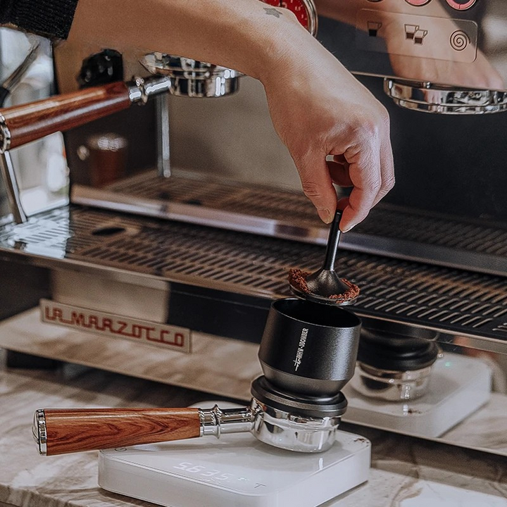 Doseringsshaker Espresso Doseringskopp Kaffe Pulver Mottaker Beholder | Luvikno