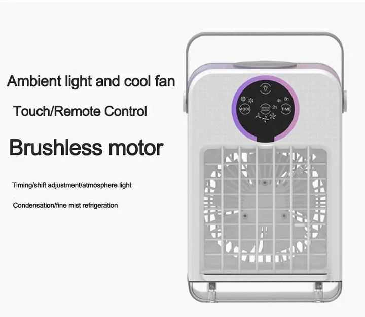 Mini bærbar airconditioner med berøringsskjerm og tåkeavkjøling | Luvikno