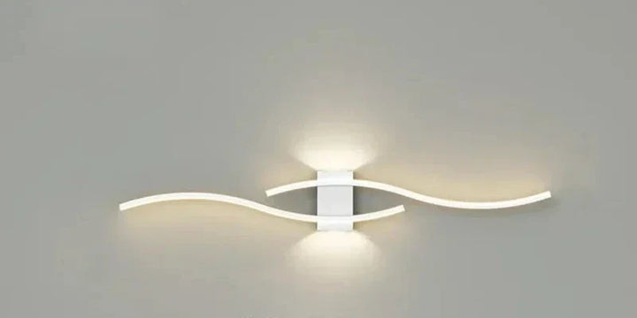 Moderne LED Vegglampe – Bølgeformet Design, Minimalistisk Stil | Luvikno