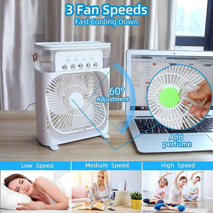 Pro 3-i-1 vifte, aircondition og luftfukter | Luvikno