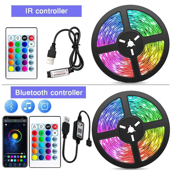 RGB LED-stripe for rom og TV Luvikno