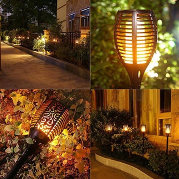 Solar Flame Flammende Lampe Fakkel | Luvikno