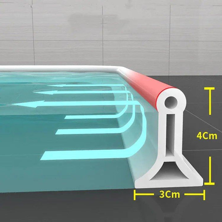 FlexiSeal Dusjkant — Ingen flere våte gulv og frustrasjon på badet, hold deg tørr – helt uten installasjonsstress! | Luvikno