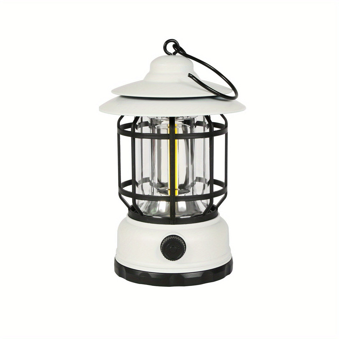 RetroGlow Lampe – Dimmbar Oppladbar LED Utendørsbelysning | Luvikno
