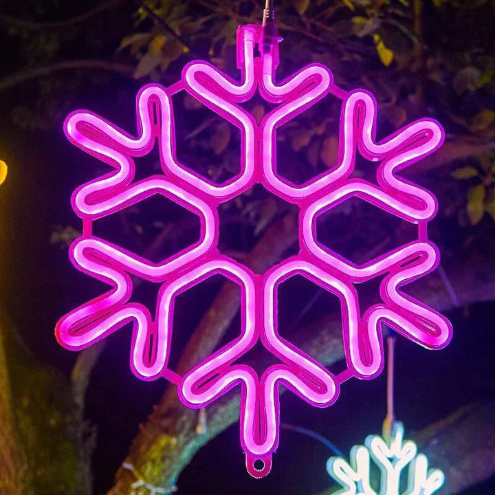 SnowGlow - Frosty Snøkrystall LED Lysbolle