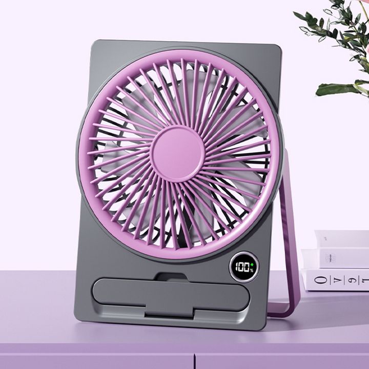 USB bærbar vifte stille med batteri | Luvikno