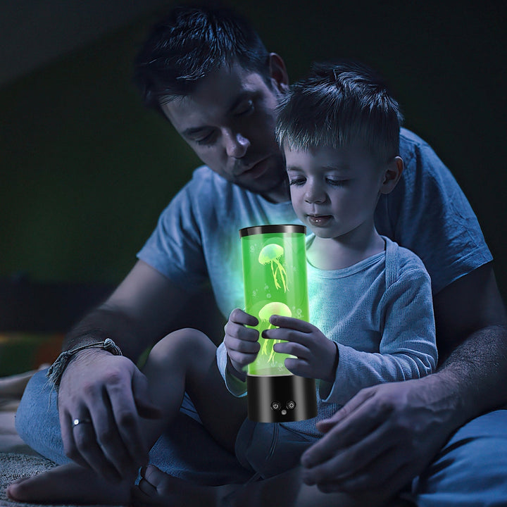 Jellyfish Lampe RGB med Fjernkontroll | Luvikno