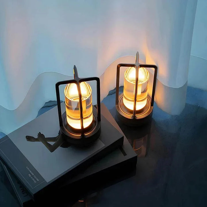 LED Stearinlys Effekt Krystall Bordlampe Luvikno