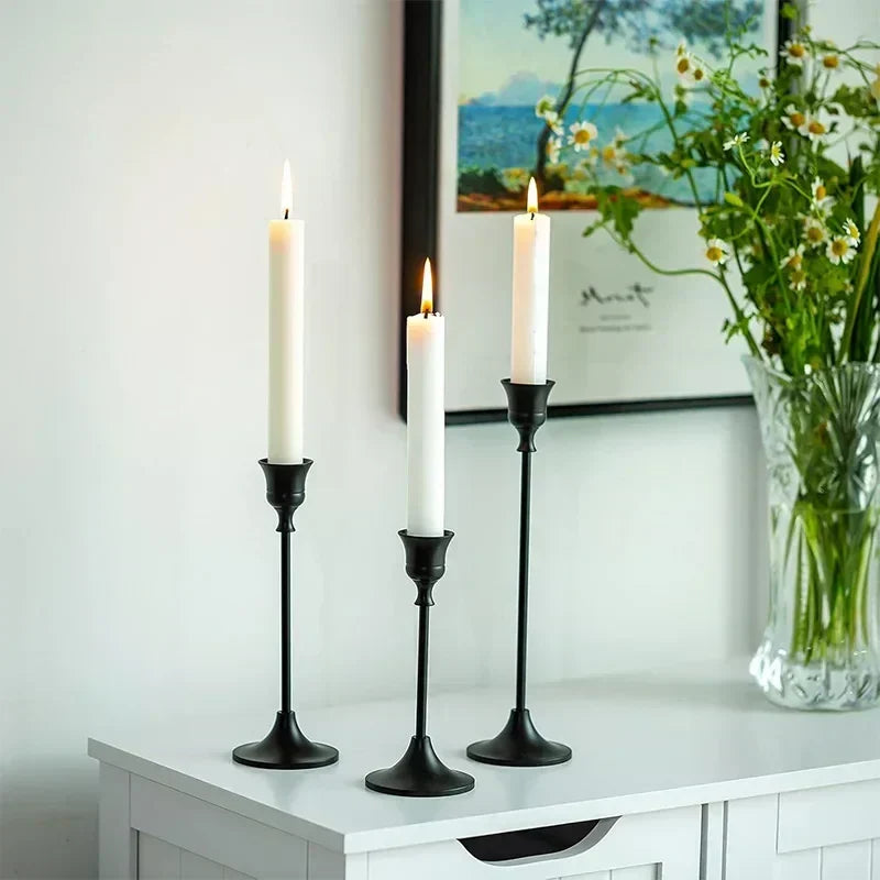 Lysestaker Gull Metall Sett for Borddekor Luvikno