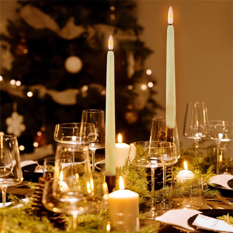 LED Flameless Stearinlys Sett Luvikno