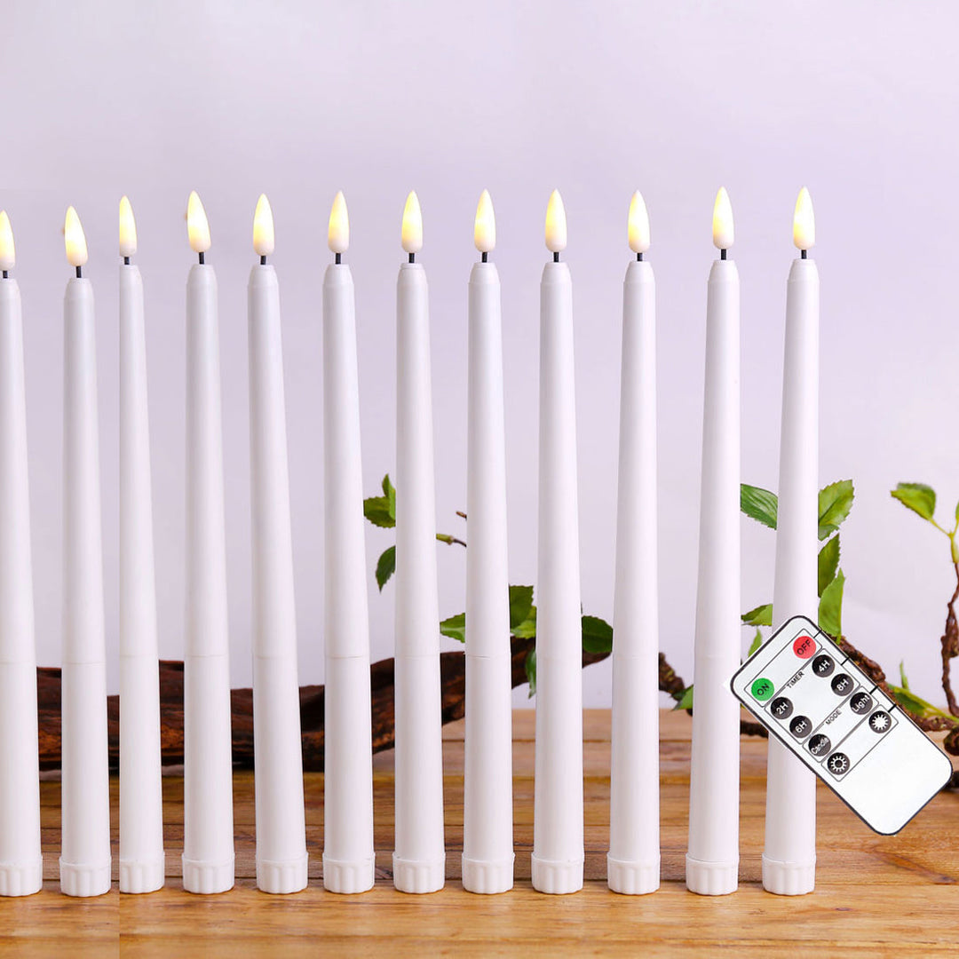 LED Flameless Stearinlys Sett Luvikno