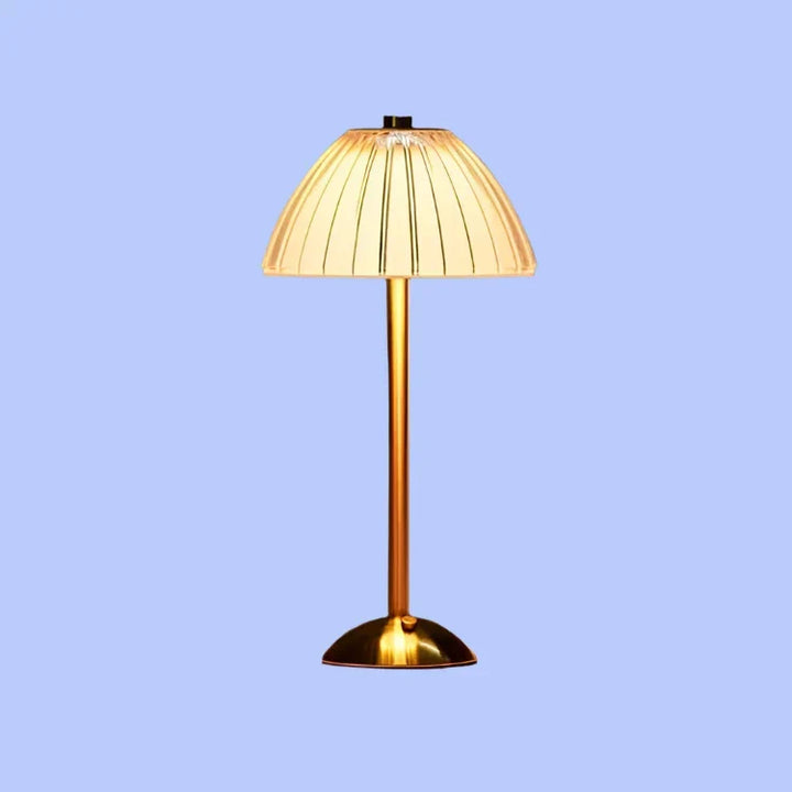 Bordlampe med krystallskjerm og USB-lading Luvikno