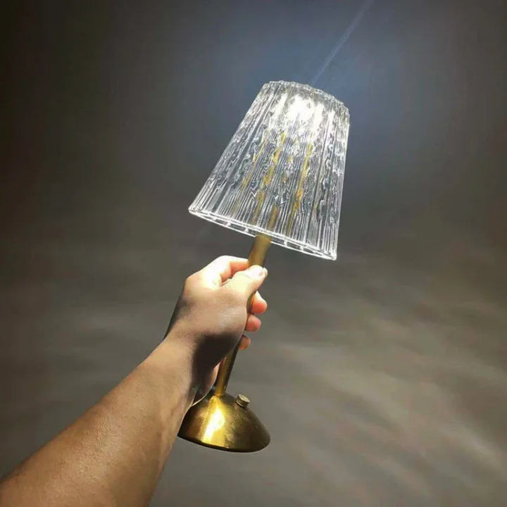 Bordlampe LED Trådløs Modern Krystall Lys Luvikno