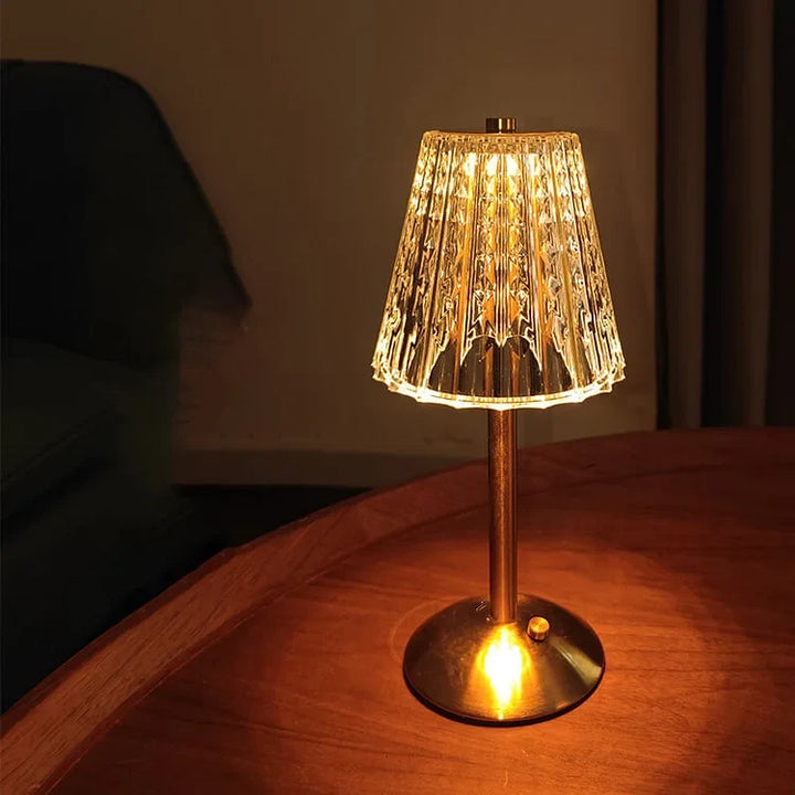 Bordlampe LED Trådløs Modern Krystall Lys Luvikno