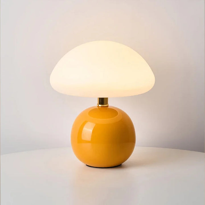 Keramisk Bordlampe med Mykt Varmt Lys Luvikno