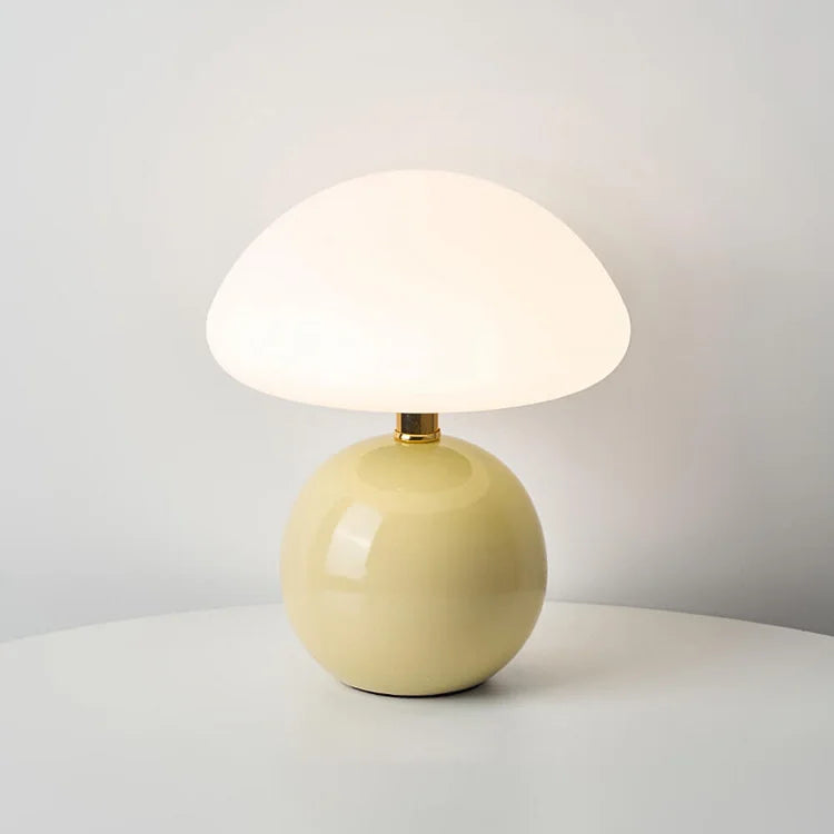 Keramisk Bordlampe med Mykt Varmt Lys Luvikno