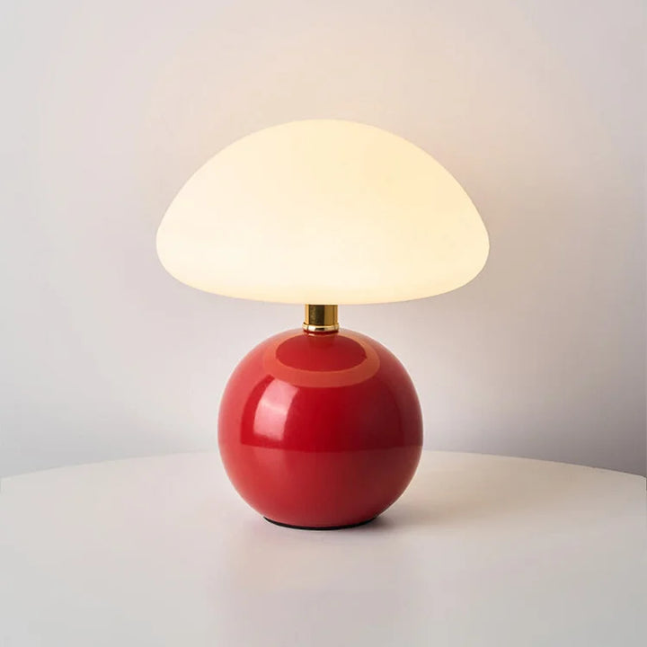 Keramisk Bordlampe med Mykt Varmt Lys Luvikno