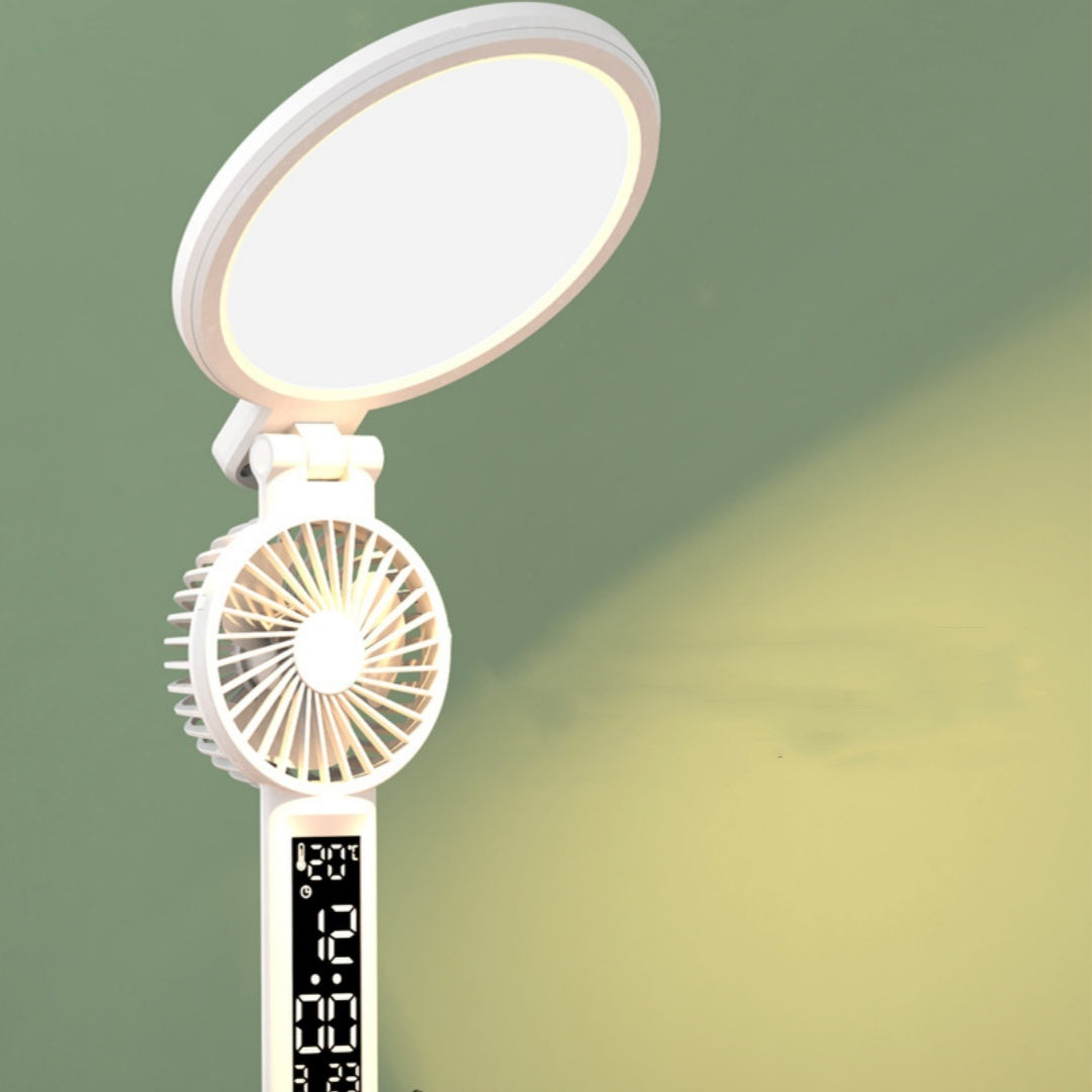 LED bordlampe med klokke og USB. | Luvikno