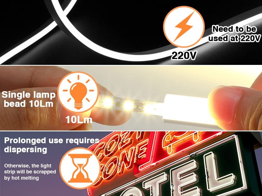 LED Fleksibel Værbestandig 5m/10m Innendørs og Utendørs | Luvikno