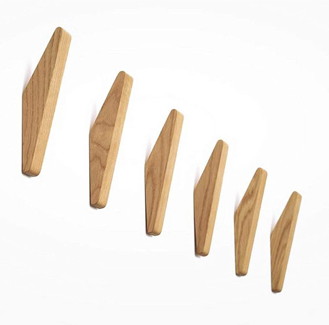 Luvikno | Scandi Set Aus 6 Holzkleiderhaken