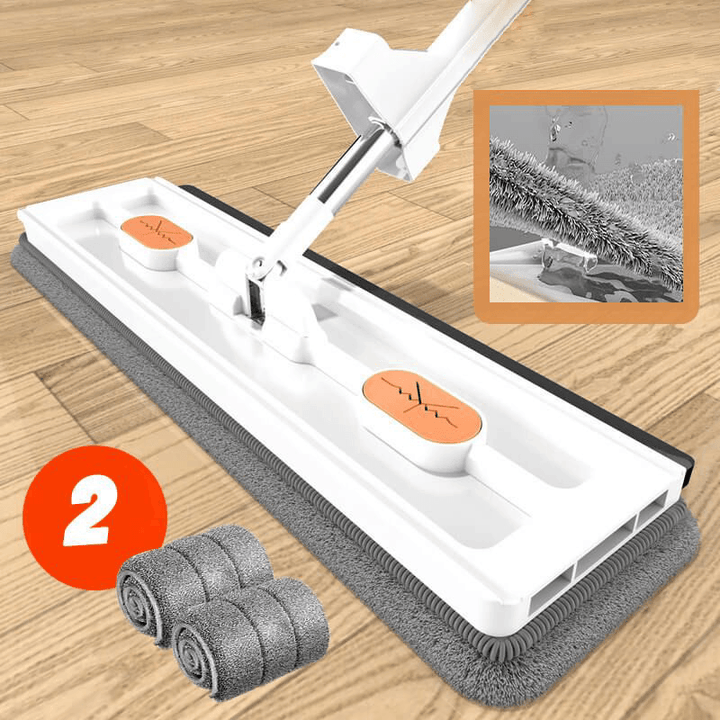 360° Spin Mop med Mikrofiberhode | Luvikno