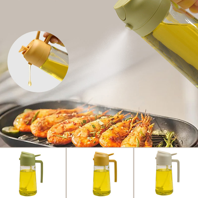 Glass Oil Sprayer &amp; Dispenser | Luvikno