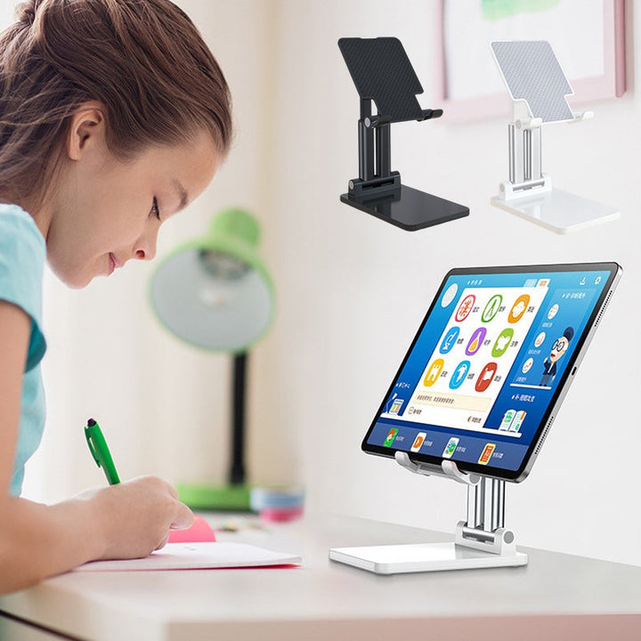 Luvikno | Justerbar Ergonomisk Sammenleggbar Tablet/Telefon Stativ
