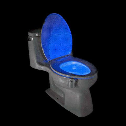 Bevegelsesaktivert disco toalettbollelampe | Luvikno