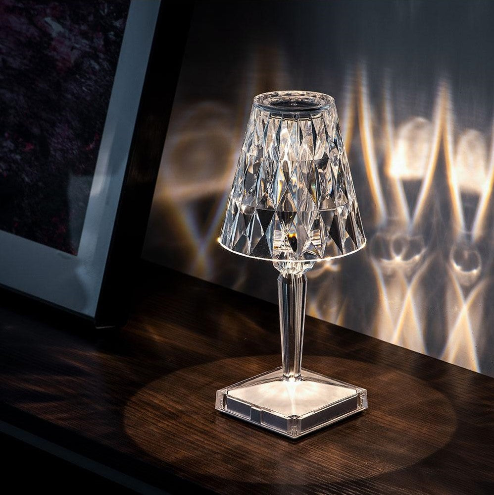 Krystall Effekt LED Bordlampe Luvikno