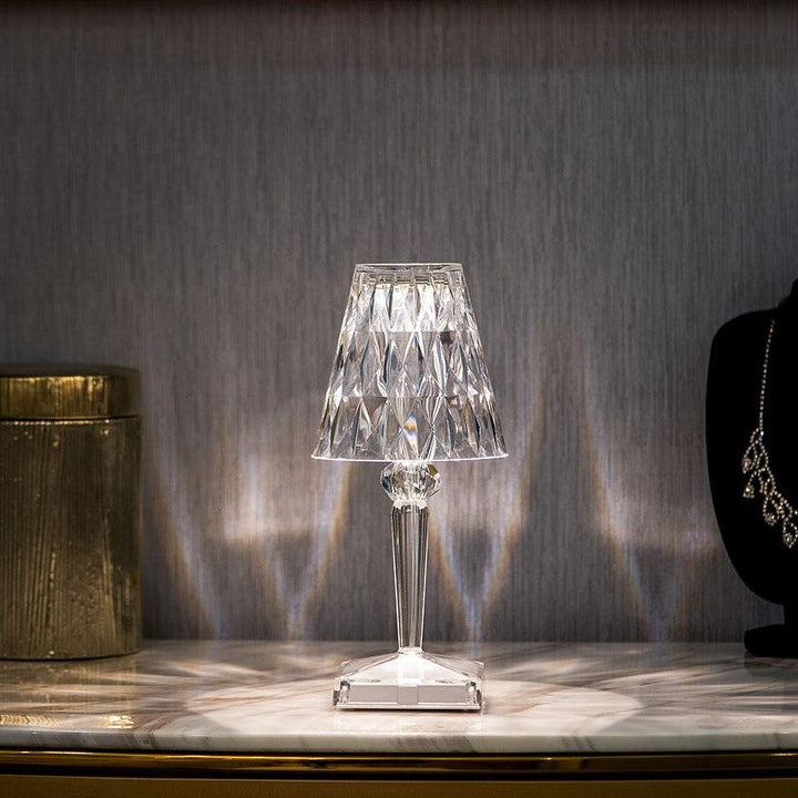 Krystall Effekt LED Bordlampe Luvikno