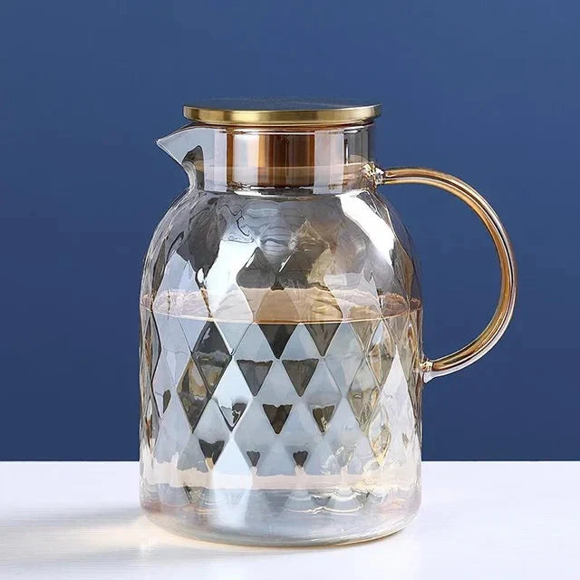 Glass Vannflasker Amber Farge Hjem Blomster Tekanne Kjele Termos | Luvikno