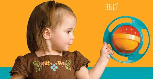 SpinMaster - Kippbare Lekfri Gyrokom for Snacks Luvikno