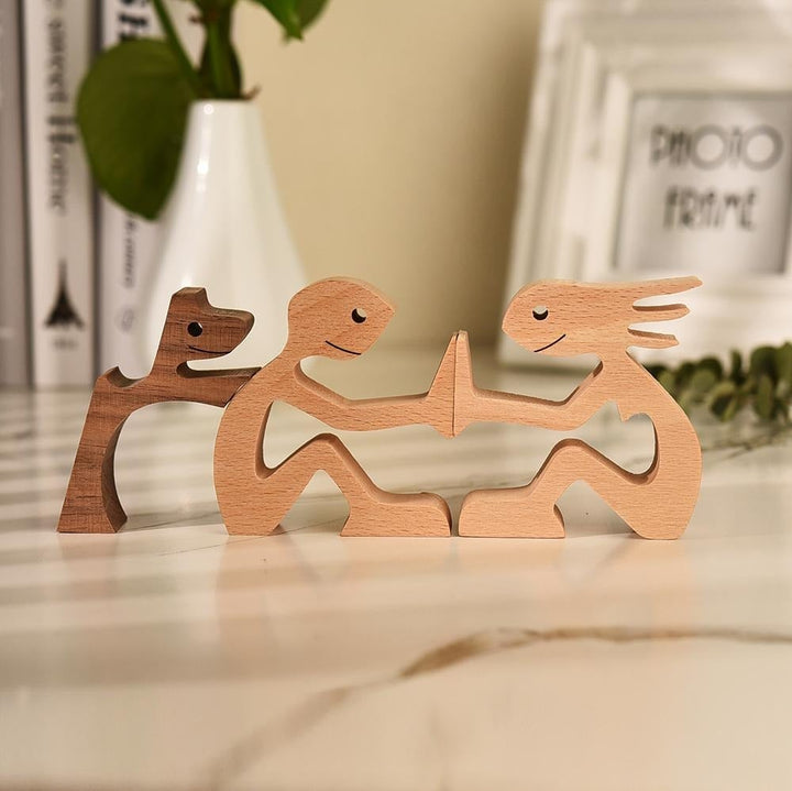 Håndlaget hundefigur - HeartBond Luvikno