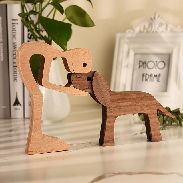 Håndlaget hundefigur - HeartBond Luvikno