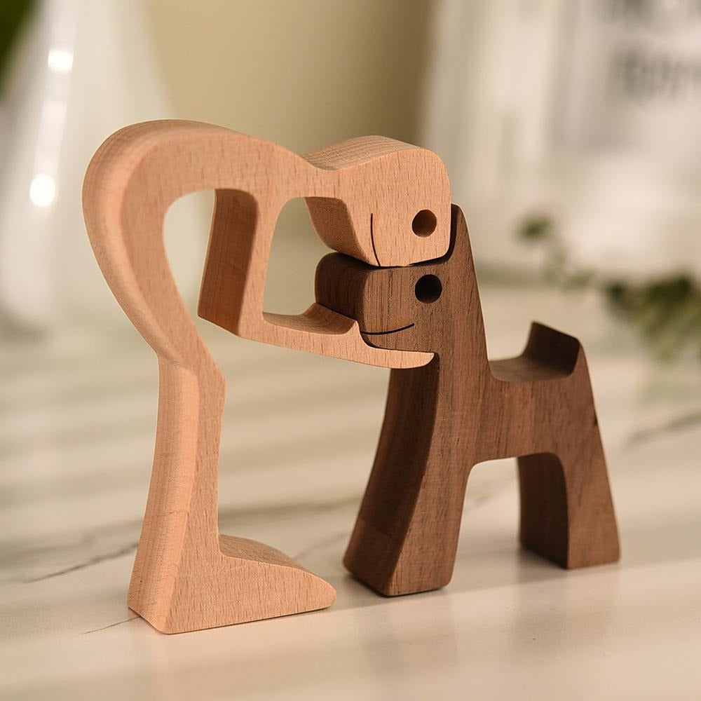 Håndlaget hundefigur - HeartBond Luvikno