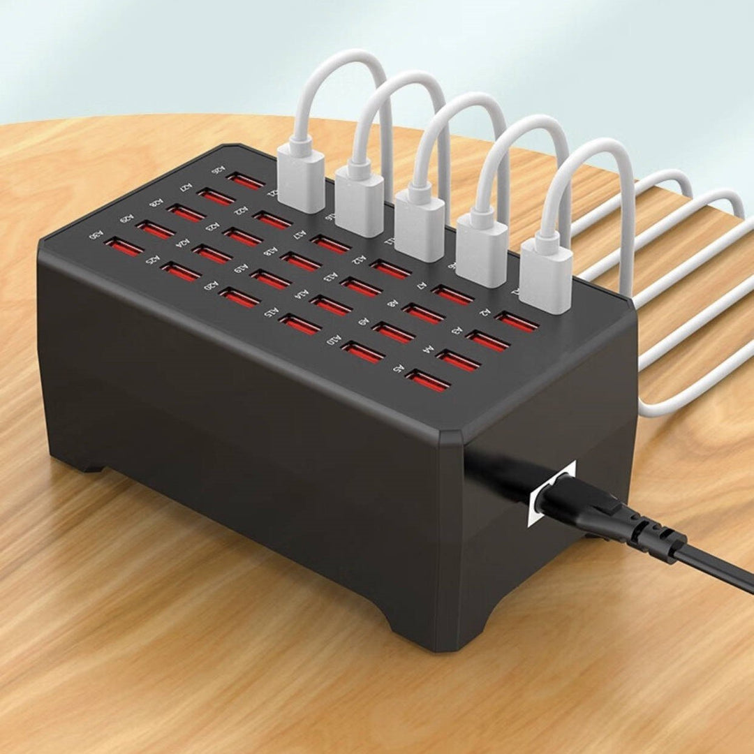 USB Multi-Port Skrivebords Laderstasjon Luvikno