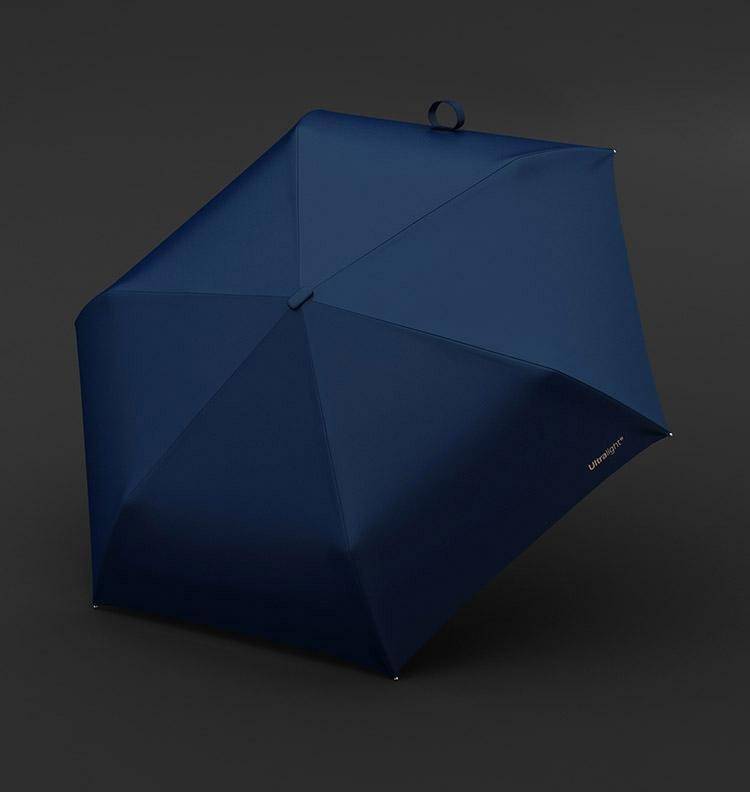 Sammenleggbar vindproof UV reiseregnetropp rosa Luvikno